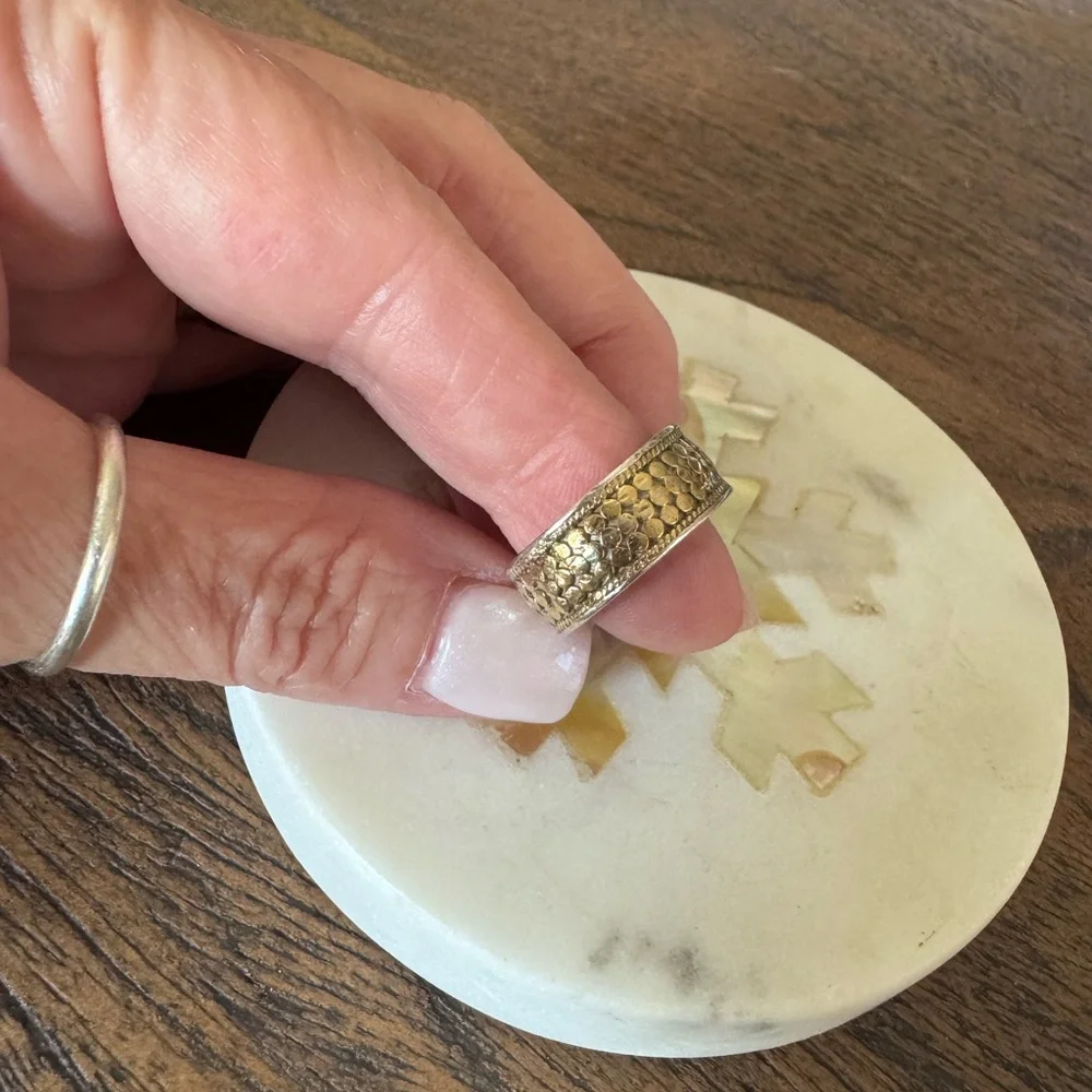 Anna Beck 14k Green Quartz ring - Picture 4 of 6